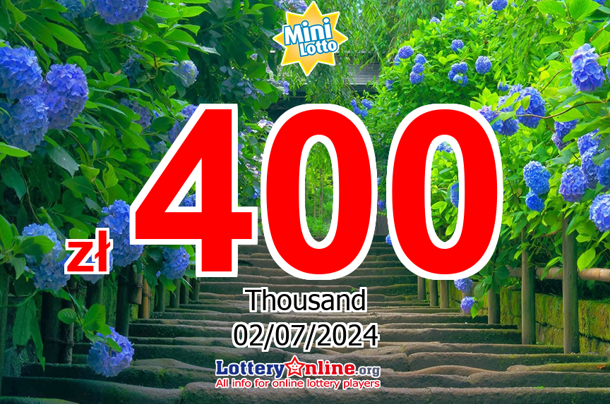 Mini Lotto results for 07/01/24: Jackpot stands at zł 400 K PLN