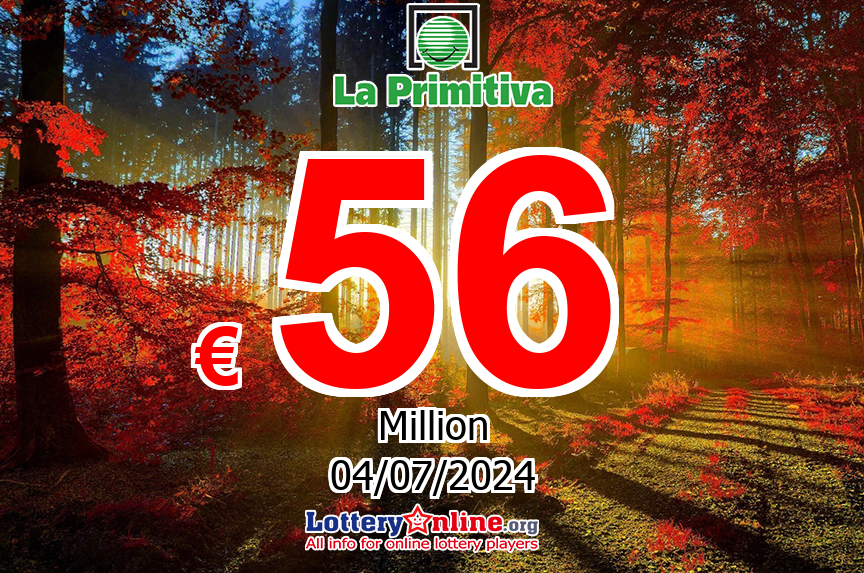 Nobody won jackpot, La Primitiva Climbs To € 56 Million Euro For The Next drawing, 07/04/24