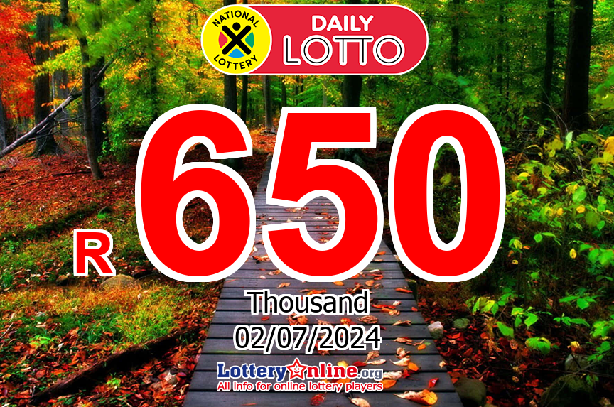 Daily Lotto results for 07/01/24: Jackpot raises to R 650 K ZAR