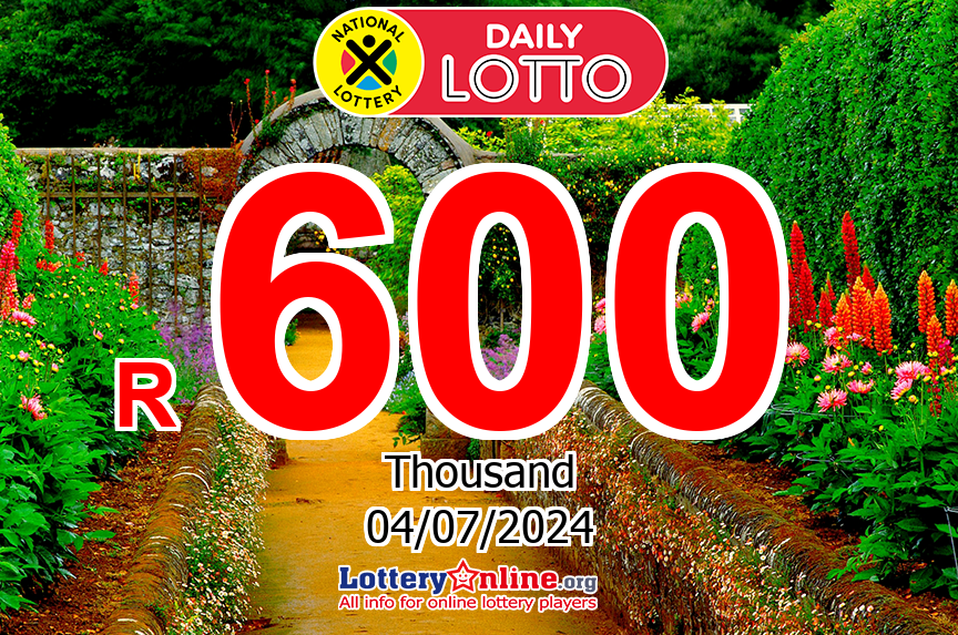 The result of Daily Lotto of South Africa on Wed, Jul 3, 2024