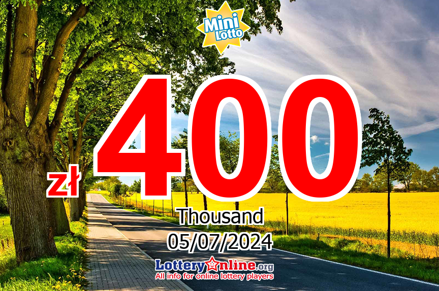 Mini Lotto results for 07/04/24: Jackpot is up to zł 400 K PLN