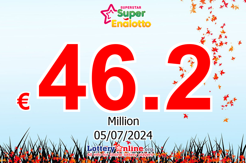 SuperStar results for Jul. 4, 2024: Jackpot stands at € 46.2 Million Euro