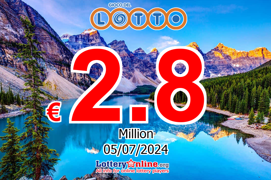 Lotto results for 07/04/24: Jackpot raises to € 2.8 Million Euro