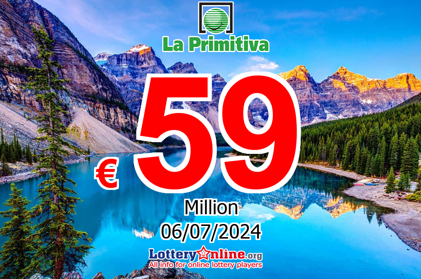 Winning La Primitiva numbers for Thursday, July 4, 2024. No winner, jackpot grows to € 59 Million Euro