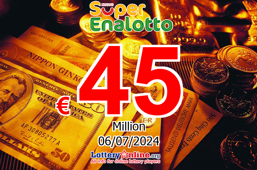 SuperEnalotto results for Jul. 5, 2024: Jackpot stands at € 45 Million Euro