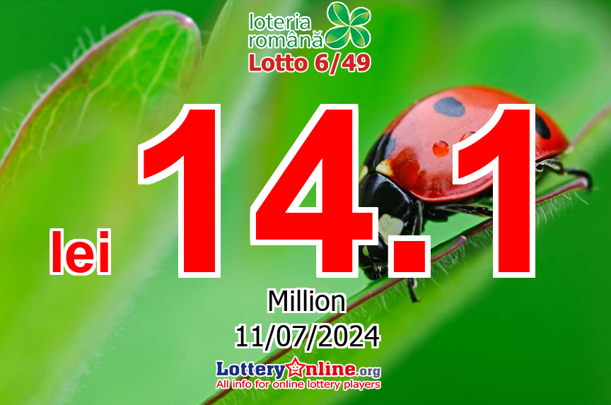 Loto 6/49 results for 07/07/24: Jackpot is up to lei 14.1 Million RON