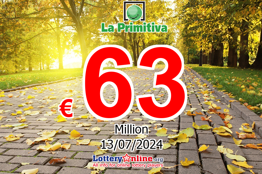 Nobody won jackpot, La Primitiva Climbs To € 63 Million Euro For The Next drawing, 07/13/24