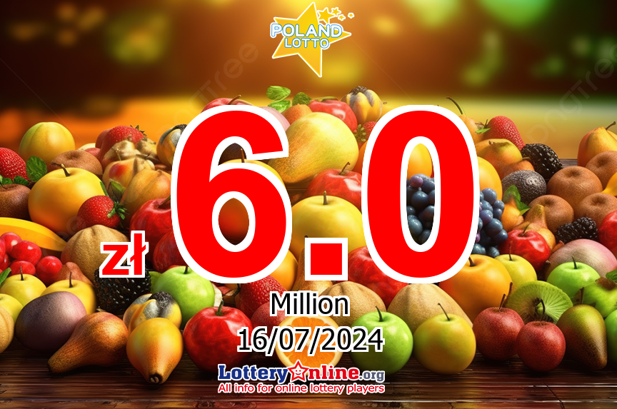 Lotto jackpot jumps to zł 6 Million PLN on Jul. 13, 2024