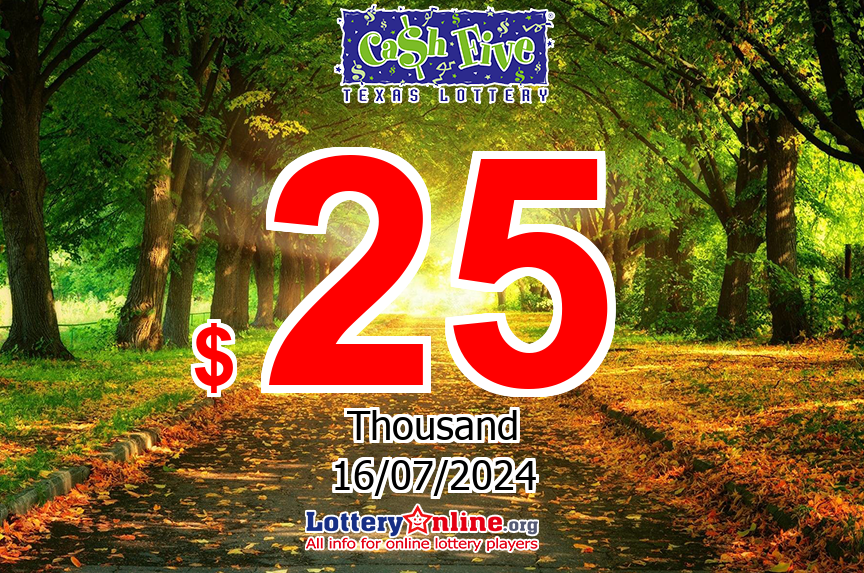 Cash Five Winning Numbers Results for 07/14/24: Jackpot is $ 25 K USD