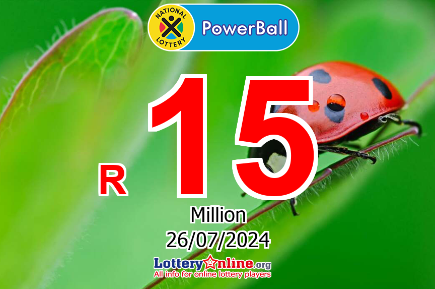 Results of Jul. 23, 2024 – Now, PowerBall jackpot is R 15 Million ZAR