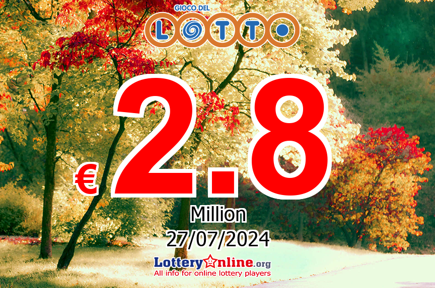 Lotto Winning Numbers Results for 07/26/24: Jackpot is € 2.8 Million Euro