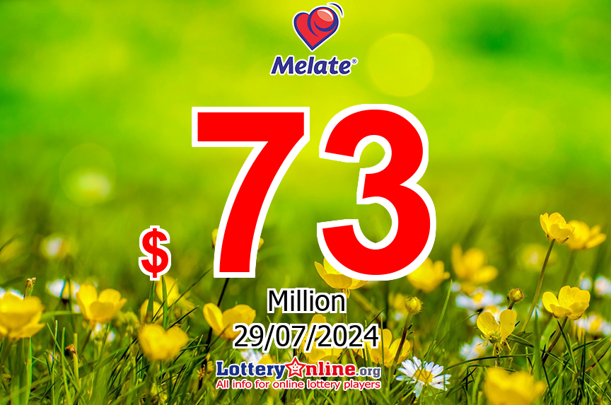 Melate results of Jul. 27, 2024; Jackpot is $ 73 Million MXN