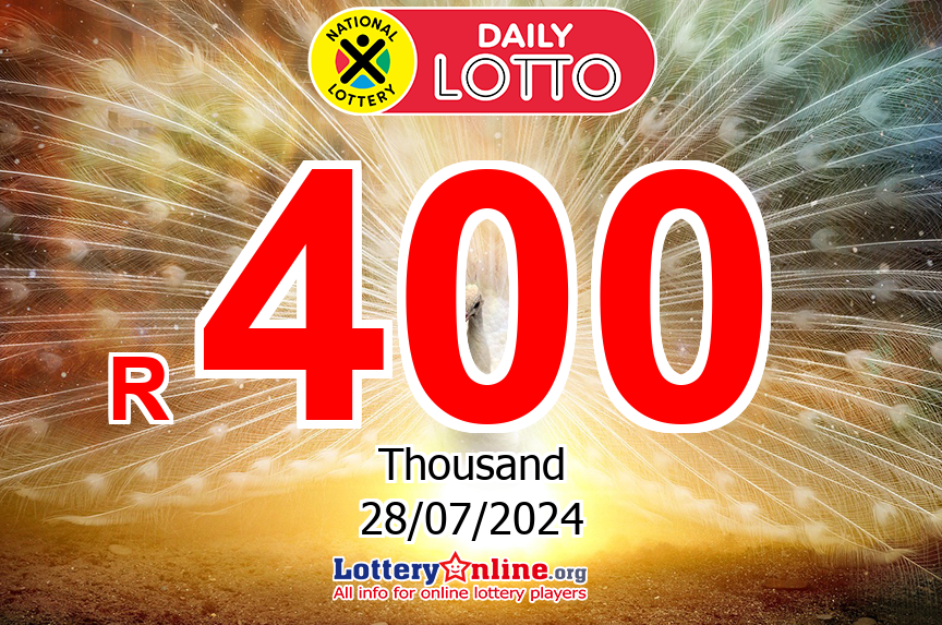 R 500 K ZAR Daily Lotto jackpot found out the owner on Jul. 27, 2024