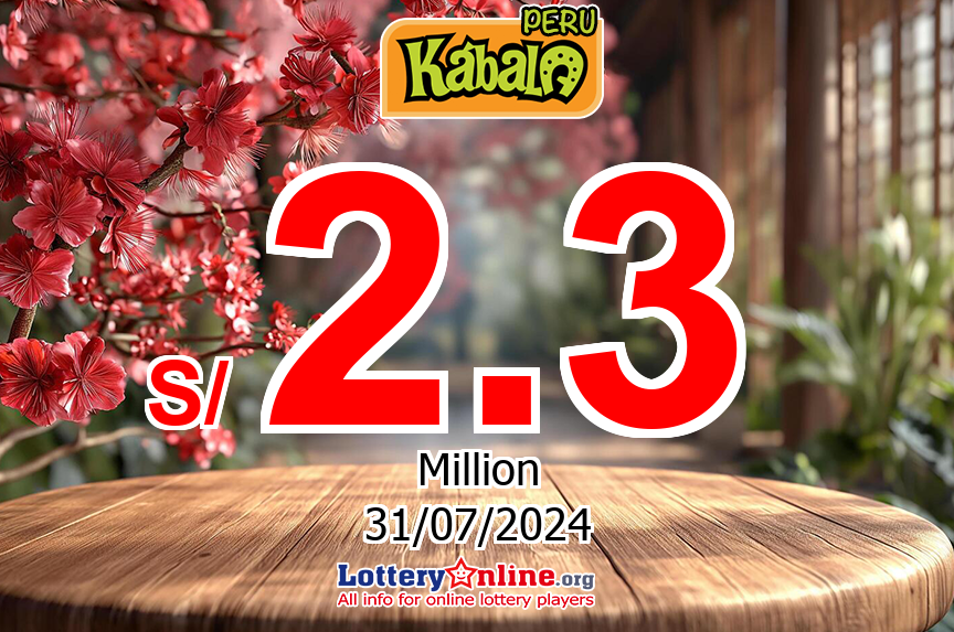 Kabala Winning Numbers Results for 07/28/24: Jackpot is S/ 2.3 Million PEN