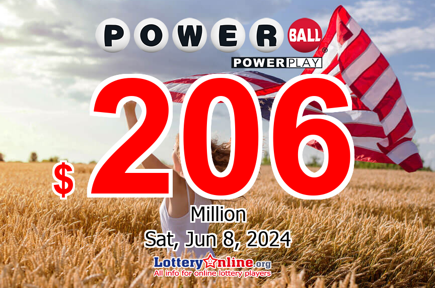 Powerball results for Jun. 5, 2024 – $206 million Jackpot is waiting for the owner