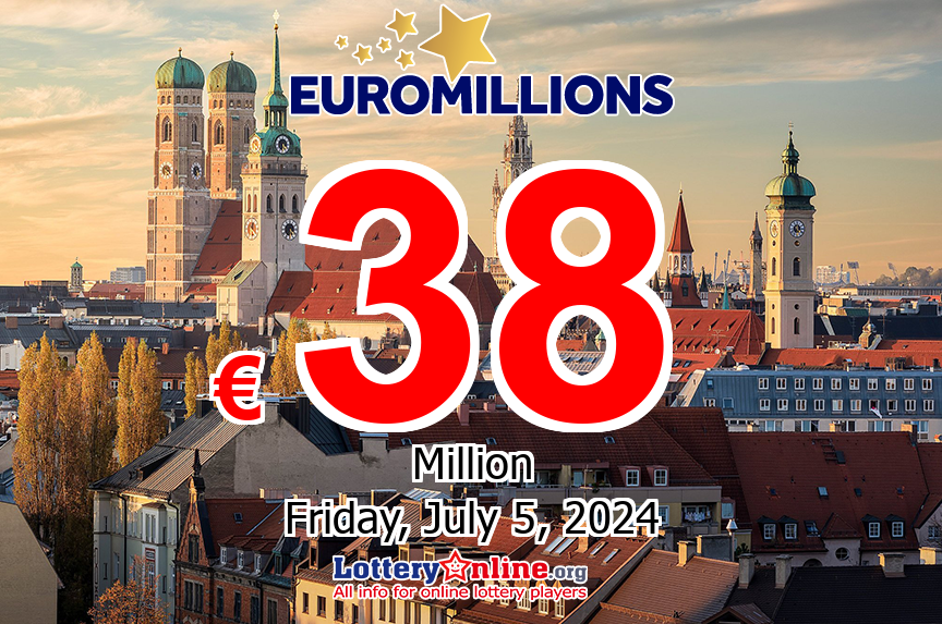 No jackpot winner, EuroMillions jackpot hits €38 million on Jul. 5, 2024