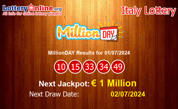 LatestMillionDAY Results