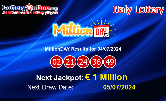 LatestMillionDAY Results