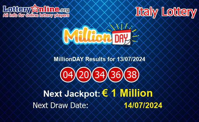 LatestMillionDAY Results