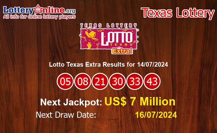 LatestLotto Texas Extra Results