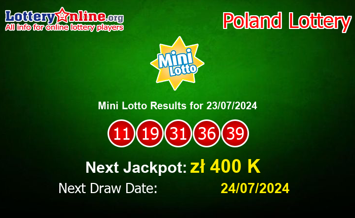 LatestMini Lotto Results