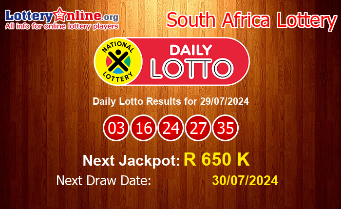 LatestDaily Lotto Results