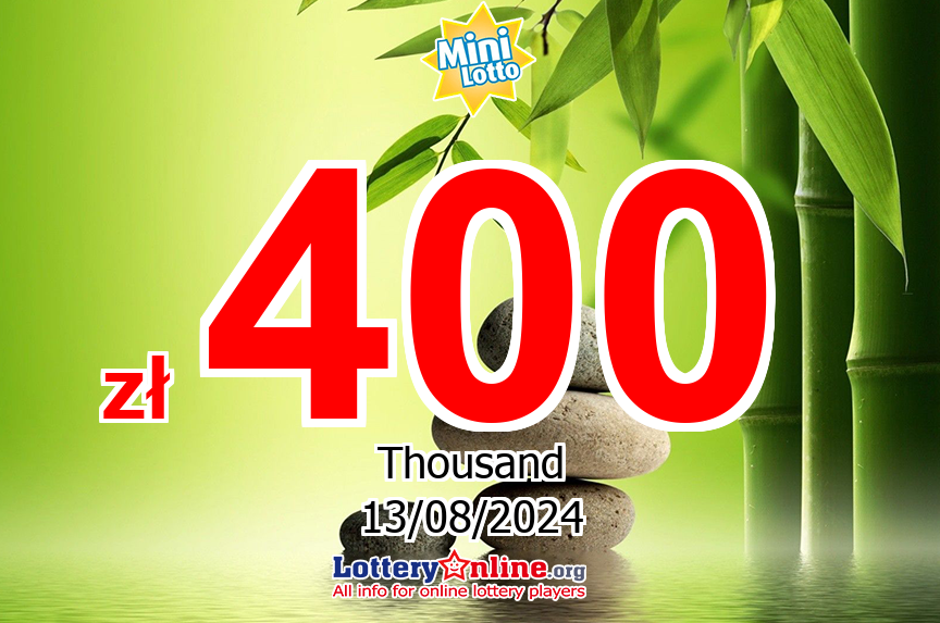 Mini Lotto results for 08/12/24: Jackpot is zł 400 K PLN now