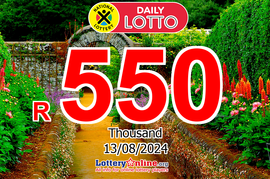 Daily Lotto results for 08/12/24: Jackpot stands at R 550 K ZAR