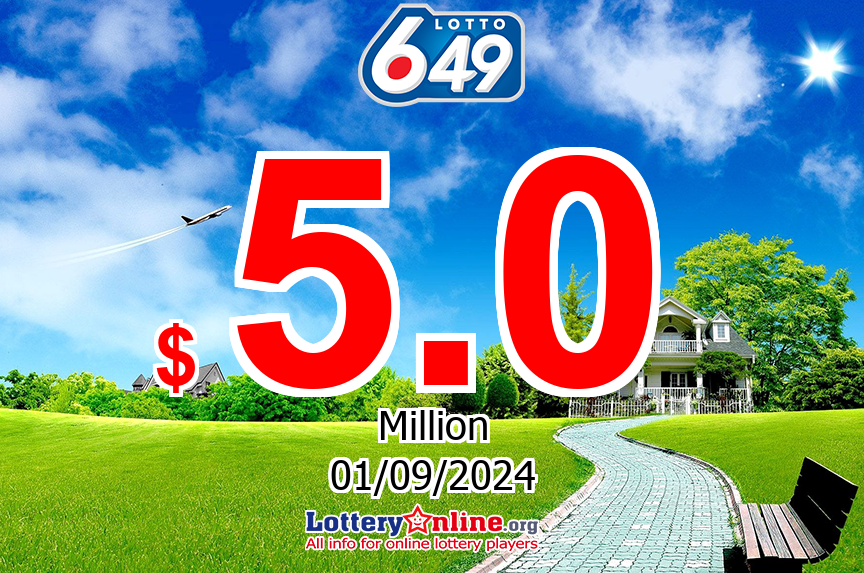 Result of Lotto 649 on Aug. 29, 2024: Jackpot is $ 5 Million CAD now