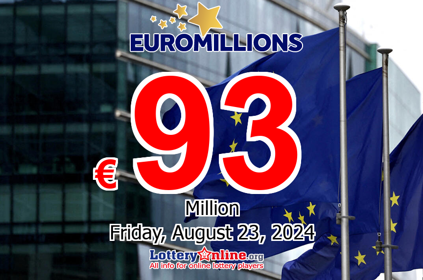 EuroMillions jackpot is waiting for the owner; now it is €93 million for Aug. 23, 2024