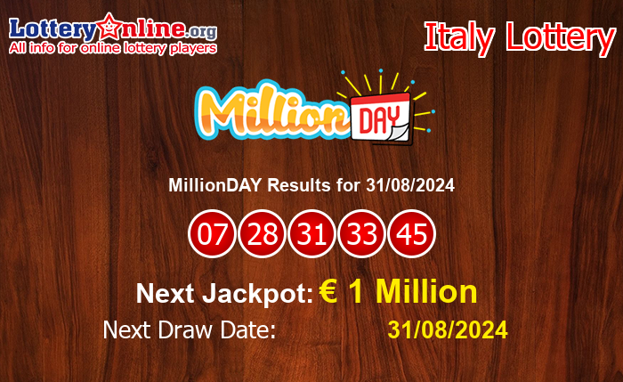 LatestMillionDAY Results