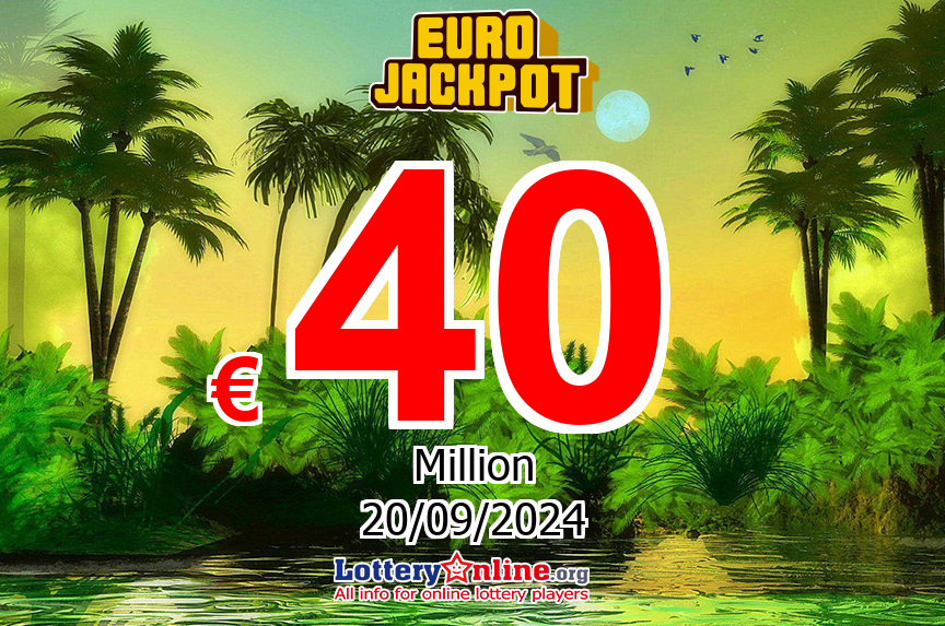 09/17/24 – the EuroJackpot result – Jackpot rolls to € 40 Million Euro