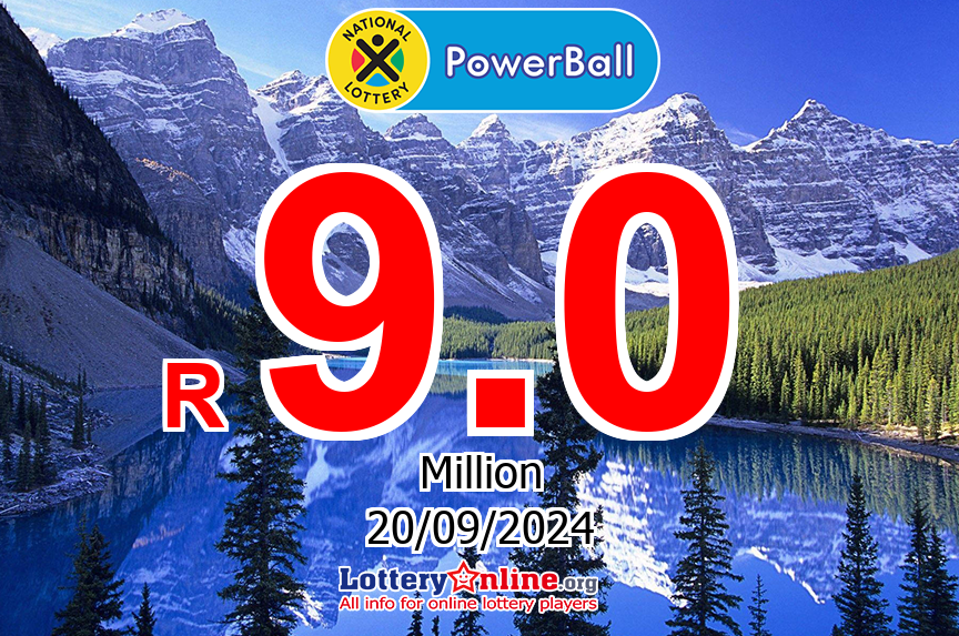 PowerBall Live Results for 09/17/24, Friday Jackpot increases to R 9 Million ZAR