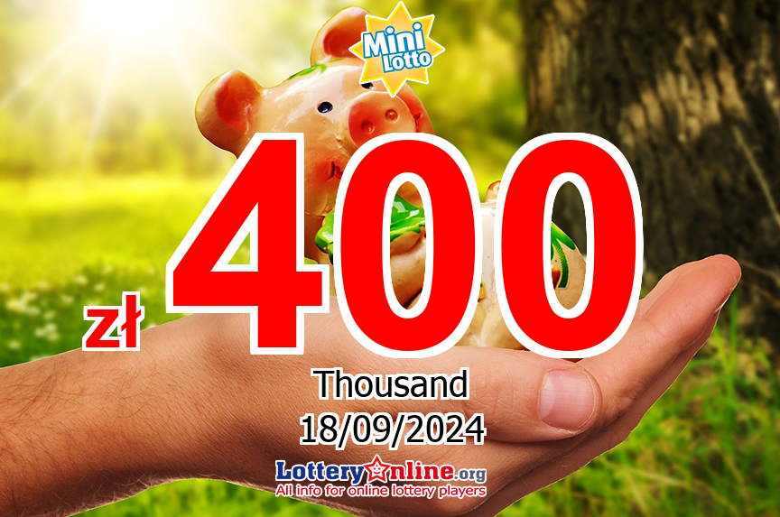 Mini Lotto results for 09/17/24: Jackpot is zł 400 K PLN now