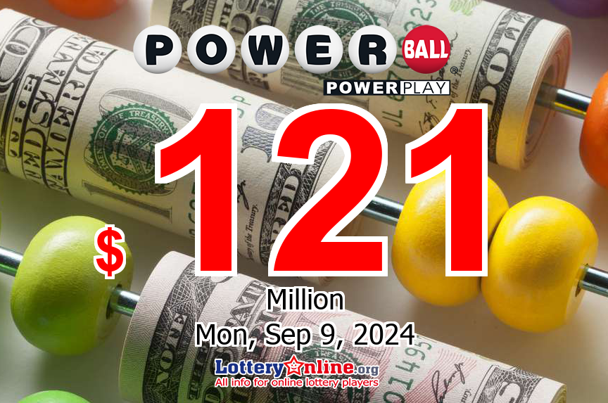 Powerball results for 09/07/24; Jackpot swells to $121 million