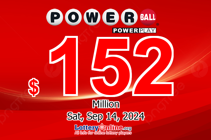 Powerball jackpot climbs to $152 million for the drawing on Sep. 14, 2024