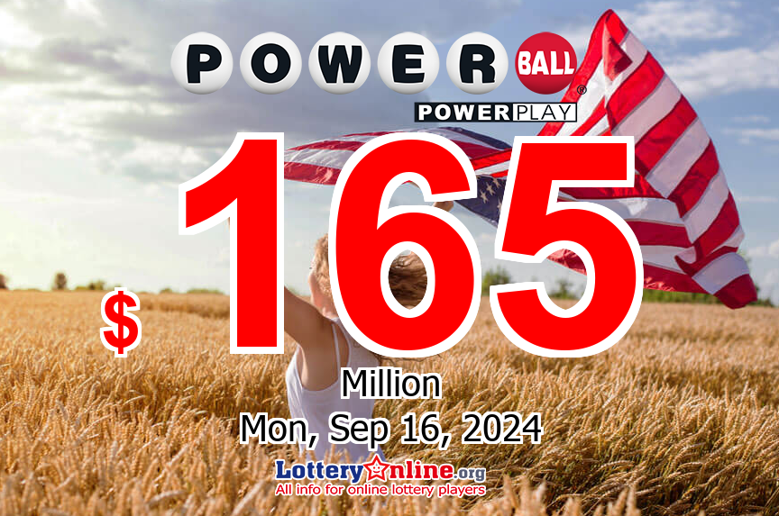 09/14/24: A new millionaire – Powerball jackpot climbs to $165 million