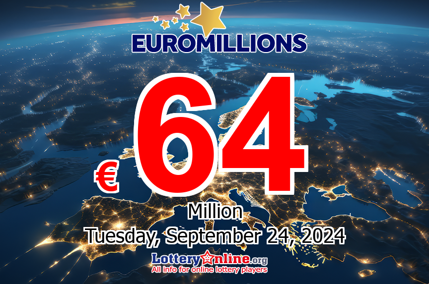 09/20/24: Three second prizes belonged EuroMillions players; Jackpot rolls to €64 million