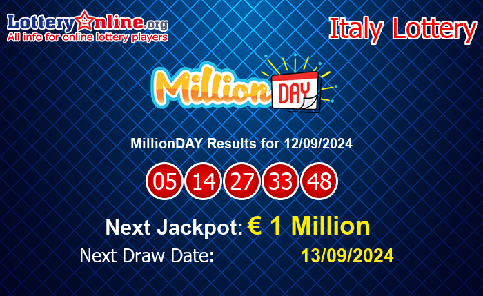 LatestMillionDAY Results