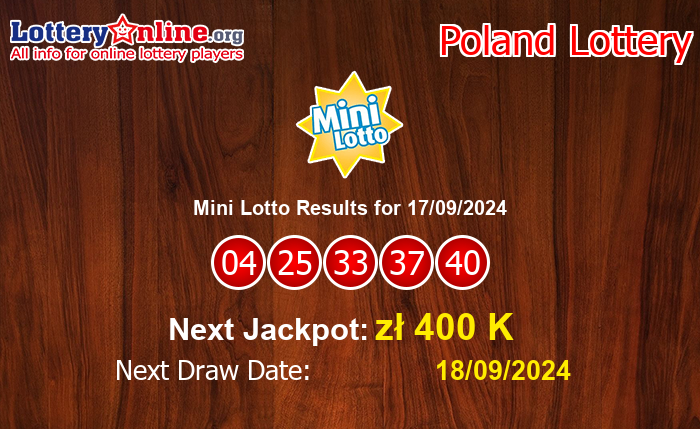 LatestMini Lotto Results