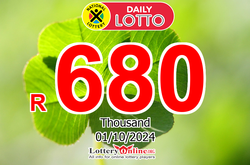 Daily Lotto results for 09/30/24: Jackpot is R 680 K ZAR now