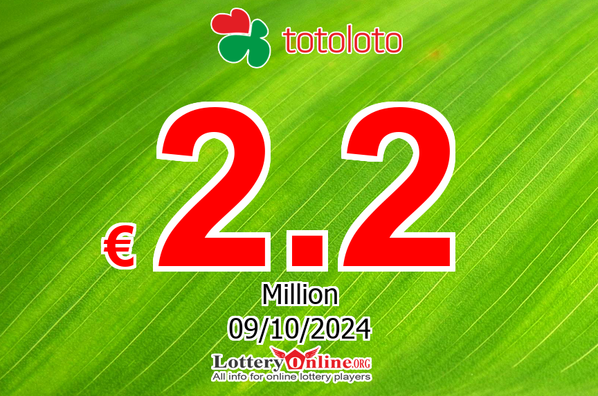 Totoloto results of Oct. 5, 2024; Jackpot is € 2.2 Million Euro