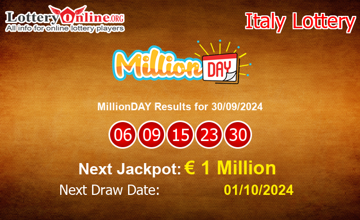 LatestMillionDAY Results