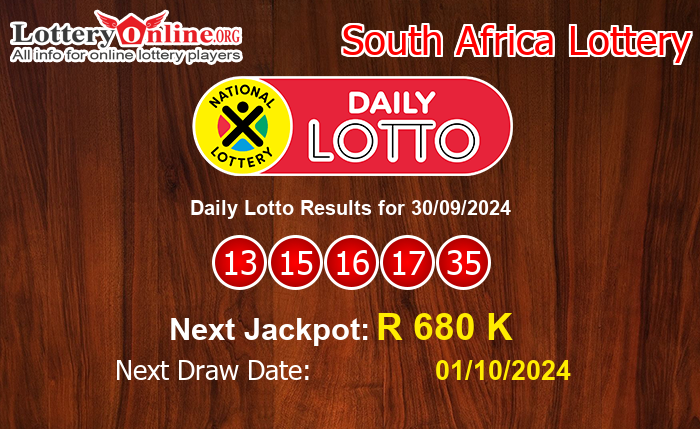 LatestDaily Lotto Results