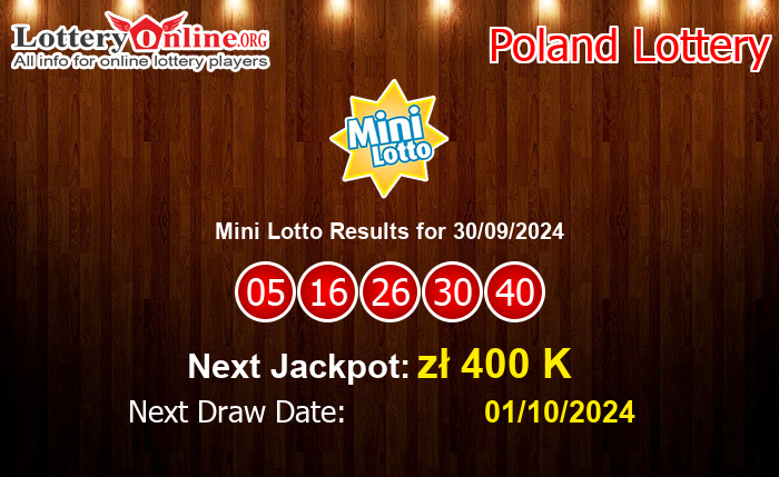 LatestMini Lotto Results