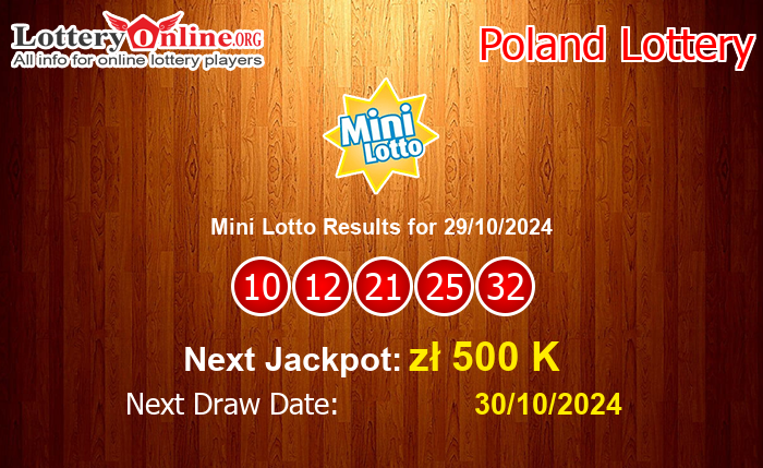 LatestMini Lotto Results