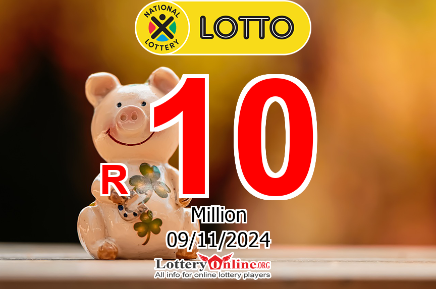 Result of Lotto on Nov. 6, 2024: Jackpot is R 10 Million ZAR now