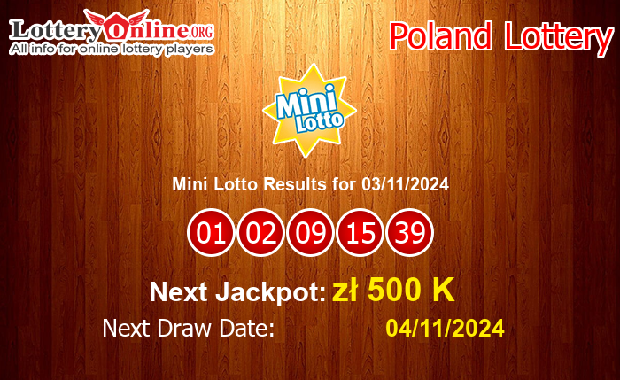 LatestMini Lotto Results