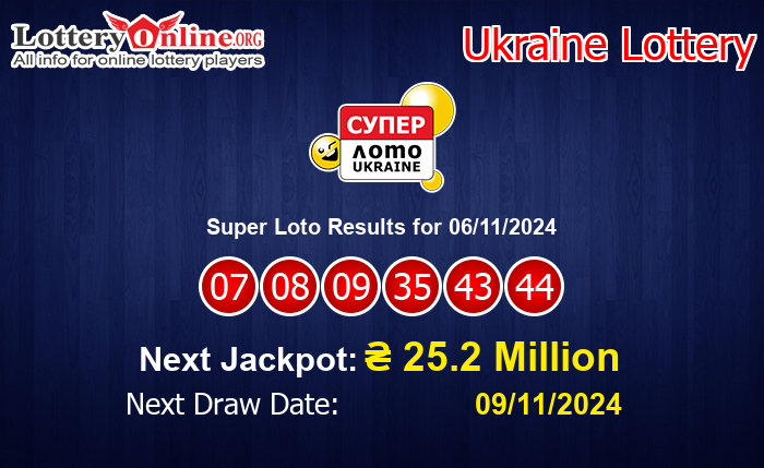 LatestSuper Loto Results