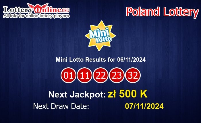 LatestMini Lotto Results